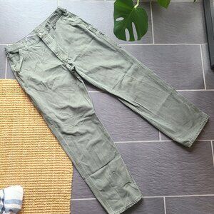 Carhartt Vintage Green Workwear Straight Leg Carpenter Pants Men's Size W38xL36